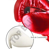 Gants de boxe en cuir de haute qualité, personnalisés et imprimés, fabriqués au Pakistan, pour adultes, professionnels, pour le kick-boxing, l'entraînement MMA, gants de compétition.