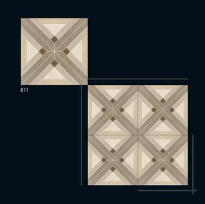 Carreaux numériques modernes en céramique émaillée Salle de bains 600x600mm Finition brillante Style classique 5mm d'épaisseur Utilisation extérieure Isolation thermique - Product Image 6
