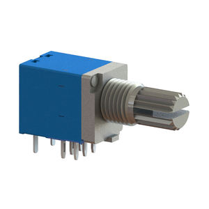 Rotary <b>Potentiometers</b> 9mm size Metal Shaft Rotary types of <b>Potentiometer</b> Single unit with switch - Product Image 4