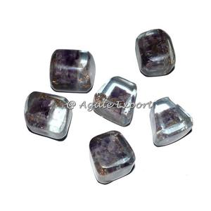 Venta al por mayor natural personalizado amatista orgón Tumble piedras curativas piedra semipreciosa artesanía - Product Image 1
