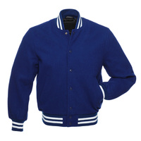Blouson bombardier en laine pour hommes, nouveau Design 2019, veste de couleur noire, avec garniture en cuir