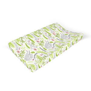 Housse tampon à langer 100% coton biologique, couverture avec Logo personnalisé pour bébé - Product Image 1