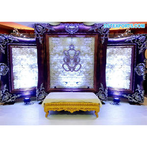 Telón de Fondo Vibrante para Bodas en Sri Lanka, Marcos de Fondo para Bodas Tamil de Tendencia, Marcos para Escenarios de Recepciones de Bodas en EE. UU. - Product Image 1