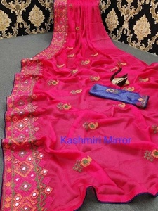 Último atractivo festival banglori seda de sari con banarasi blusa de seda de las mujeres indias desgaste sari precio bajo al por mayor surat - Product Image 4