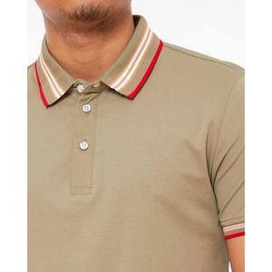 เสื้อผ้าแนวสตรีทแบบลำลองสำหรับผู้ชายเสื้อโปโลผู้ชายแบบสั่งทำ100% เสื้อโปโลแขนสั้นเข้ารูปโพลีเอสเตอร์สำหรับเล่นกอล์ฟฤดูร้อน2025 - Product Image 5