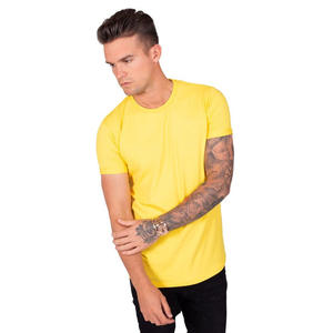 Top qualité 100% coton coupe ample couleur bloc t-shirt pour hommes Streetwear personnalisé bouffée imprimé logo goutte épaule homme t-shirt - Product Image 2