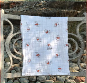 Superior quality organic cotton knitted <b>baby</b> security <b>blanket</b> swaddle wrap <b>muslin</b> <b>baby</b> infant wrap From India - Product Image 3