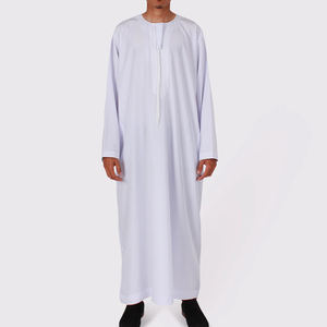 Vente en gros Long Jubbah traditionnel marocain musulman pour hommes Abaya Kaftan Grande taille moderne de luxe décontracté Dishdasha Thobe - Product Image 4