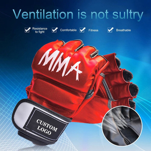 Gants de grappling MMA Logo personnalisé Gants en cuir de qualité supérieure Muay Thia Kick Boxing Gants Mma - Product Image 6