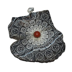 Chakra racine de Style Feng Shui pendentif en agate sculpté pendentifs de guérison en pierres précieuses pour la décoration de la maison et le style d'amour - Product Image 1