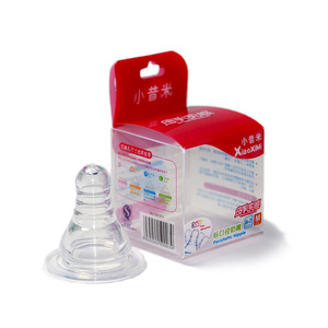 Apple Bear Standard Boca Pezón Bebé Pezón suave Leche materna Caja individual real Biberón Pezón - Product Image 1