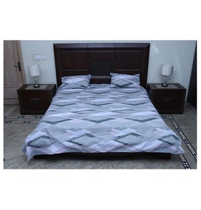 Sábana de cama ajustada de algodón 100% puro, Juego de 3 piezas con funda de almohada - Product Image 3
