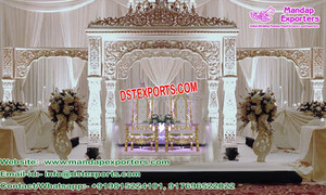 Escenario de Fibra Moderno para Bodas, Escenario de Fibra de Lujo para Recepciones en Hamilton, Ceremonia Asiática de Gran Importancia, Decoración de Boda Marroquí, EE. UU. - Product Image 5