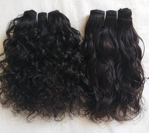 Extensiones de cabello humano Remy indio, pelo de trama sin procesar a máquina - Product Image 4
