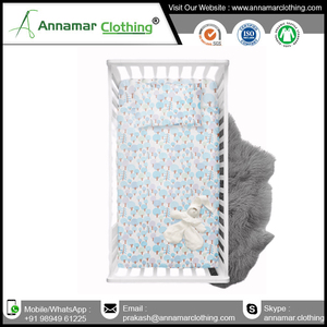 Soft Organic Cotton Baby <b>Crib</b> <b>Sheet</b> - Product Image 2