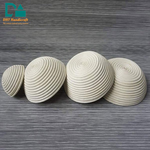 Cesta de Fermentación de Pan de Ratán Hecha a Mano, Juego de Cestas de Fermentación de Plástico, Herramientas de Fermentación al por Mayor para Levantar Masa de Panadería - Product Image 1