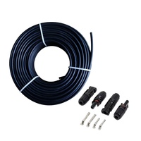 Cáp Năng Lượng Mặt Trời 4Mm 6Mm 10Mm Cáp Điện Dây Cáp Đồng Màu Đỏ Đen