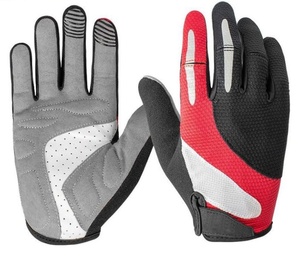 Best Design Flexible Racing Mountain Bike Cycling Gloves Full <b>Finger</b> Touch Screen Function Breathable Synthetic Leather Palm <b>BMX</b> - Product Image 3