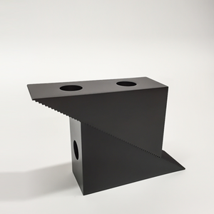 Metal Aluminum Candle Blocks Holder Bookend Brass or black color home decoration wedding garden Kitchen office - Product Image 1
