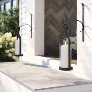 Tall <b>glass</b> wall sconce - Product Image 4