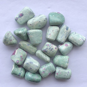 10mm 20mm Naturel Rubis Zoisite Pierre Lisse Poli Non Percé Tumble Pépites En Gros Pierres Précieuses Prix Usine Du Fabricant - Product Image 4