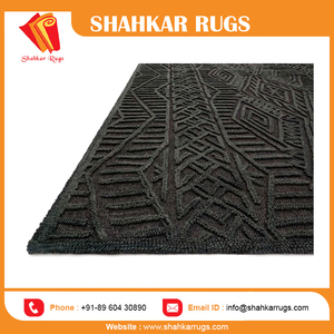 GZ 03 ED พรมขนสัตว์สีเทาสไตล์เปอร์เซีย, คุณภาพที่ดีที่สุดมือ tufted กำมะหยี่กองตกแต่งบ้านทันสมัยสำหรับห้องพื้นที่ที่กำหนดเองบรรจุภัณฑ์ - Product Image 6