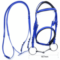 Bridon anatomique occidental pour cheval, réglable, confortable, en nylon durable, personnalisable avec logo, pratique