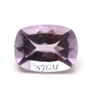 " 6X8mm Cushion Cut Natural ROSE DE FRANCE Or PINK AMETHYST " Wholesale Factory Price High Quality Faceted Loose Gemstone | IGI