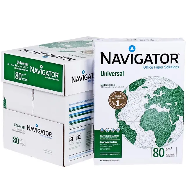 ราคาต่ำ Navigator A4สำเนากระดาษขนาดสากล A4สำเนากระดาษ80Gsm