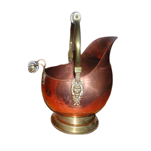 Cubo de almacenamiento de carbón de latón y cobre, Cubo de scuttle de tamaño y forma personalizados para uso en exteriores y exteriores - Product Image 4