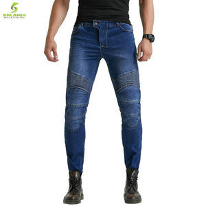 Jean personnalisé pour moto, jean en denim de haute qualité, nouveau, pour hommes, - Product Image 4