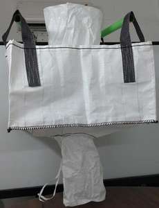 Bolsa gigante PP FIBC de tamaño personalizado con protección UV, capacidad de carga de 1000kg, bolsa grande en relieve con Logotipo de descarga de pico de tonelaje Circular - Product Image 3