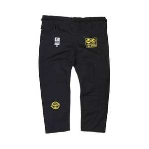 Uniforme de Jiu Jitsu Brasileño BJJ, Kimono Negro con Esquinas Redondeadas para Adultos, Uniforme de Artes Marciales - Product Image 3