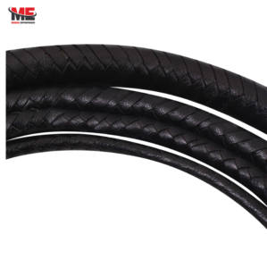 RWP-9002-A Migros couleur personnalisée fouet en cuir véritable robuste 04/16 pieds 16 tresses fouet personnalisé pour fouet fissuration - Product Image 3