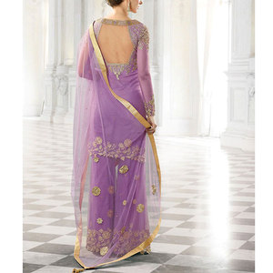 Robe de mariée épaisse du pakistan, pour femmes, Kameez, Sharara et Dupatta, vente en gros, 2022 - Product Image 2