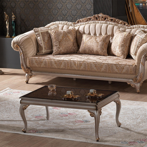 ชุดโซฟาห้องนั่งเล่นสุดพิเศษสไตล์ราชวงศ์ตุรกีทำด้วยมือพร้อมกรอบไม้สำหรับบ้านห้องนอนกลางแจ้งหรือห้างสรรพสินค้า - Product Image 1