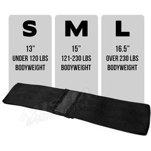 Bandes de résistance pour femmes, en tissu, exercices de renforcement des hanches - Product Image 6