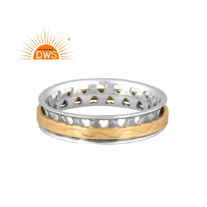 Handmade Trendy Design 925 Fine Sterling <b>Silver</b> <b>Spinner</b> Band <b>Ring</b> <b>Silver</b> Jewelry Manufacturer - Product Image 1