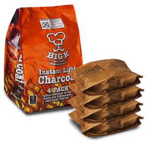 FRUIT CHARCOAL MANUFACTURER BBQ CHARCOAL GRILL HARD WOOD BBQ BARBECUE CHARCOAL PAPER PACKAGING 2 KG 4 KG Herzliya ISRAEL - Product Image 3