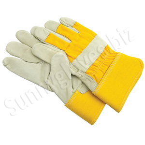 Cowhide Spilt Heavy Duty Industrial Safety <b>Driver</b> Working Leather Welding <b>Gloves</b> 2024 - Product Image 3