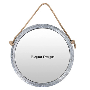 Miroir mural en métal de luxe de haute qualité fait à la main en Inde Forme personnalisée pour une décoration intérieure unique Utilisation décorative - Product Image 5