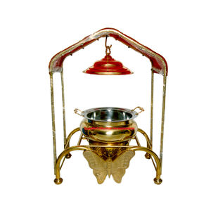 Soporte de mariposa Nuevo hermoso diseño con cubierta de cabaña Plato de frotamiento de latón Hecho a mano Más vendido y de alta calidad - Product Image 1