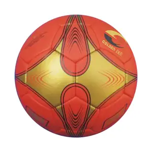 OEMロゴカスタムプリントプロ高品質サイズ5インフレータブルマッチレザーサッカーカレッジPUサッカーボール