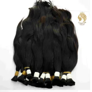 批发未经加工的处女角质层排列越南头发人发，购买散装头发，散装头发编织