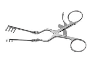Weitlaner Retractor 3X4 Prongs,ที่สูบลมคมกึ่งคม14ซม. 16.5ซม. 20ซม. 24ซม. สแตนเลสสตีลได้รับการรับรอง CE - Product Image 2