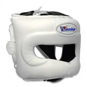 Chất Lượng Hàng Đầu Tùy Chỉnh Chiến Thắng Mặt Thanh Head Guard Kick Boxing MMA Muay Thái Head Guard