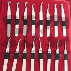 ใหม่แหนบต่อขนตาแหนบขนตาสำหรับการต่อขนตาโลโก้อย่างยั่งยืนสแตนเลสขนตาขนมิงค์ - Product Image 1