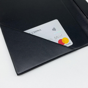 OEM Waterproof Leather LED Illuminated Book Menu Restaurant Bill Folder - Product Image 2