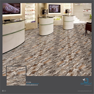 Carreaux de sol en porcelaine vitrifiée 600x600mm de qualité supérieure pour salon, qualité export, best-seller sur le marché international - Product Image 4
