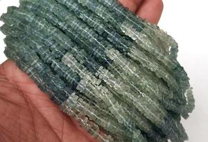 ลูกปัดหินฟลูออไรต์ธรรมชาติ1เส้นสวยงามหลากสีหลายสีสำหรับทำเครื่องประดับ - Product Image 5